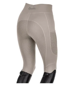 Equilibre Legging d'équitation d'été à fond intégral grip Amanda taupe Outlet