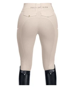 Felix Bühler Legging d'équitation d'été à fond intégral grip Marina-Mesh champagne Online