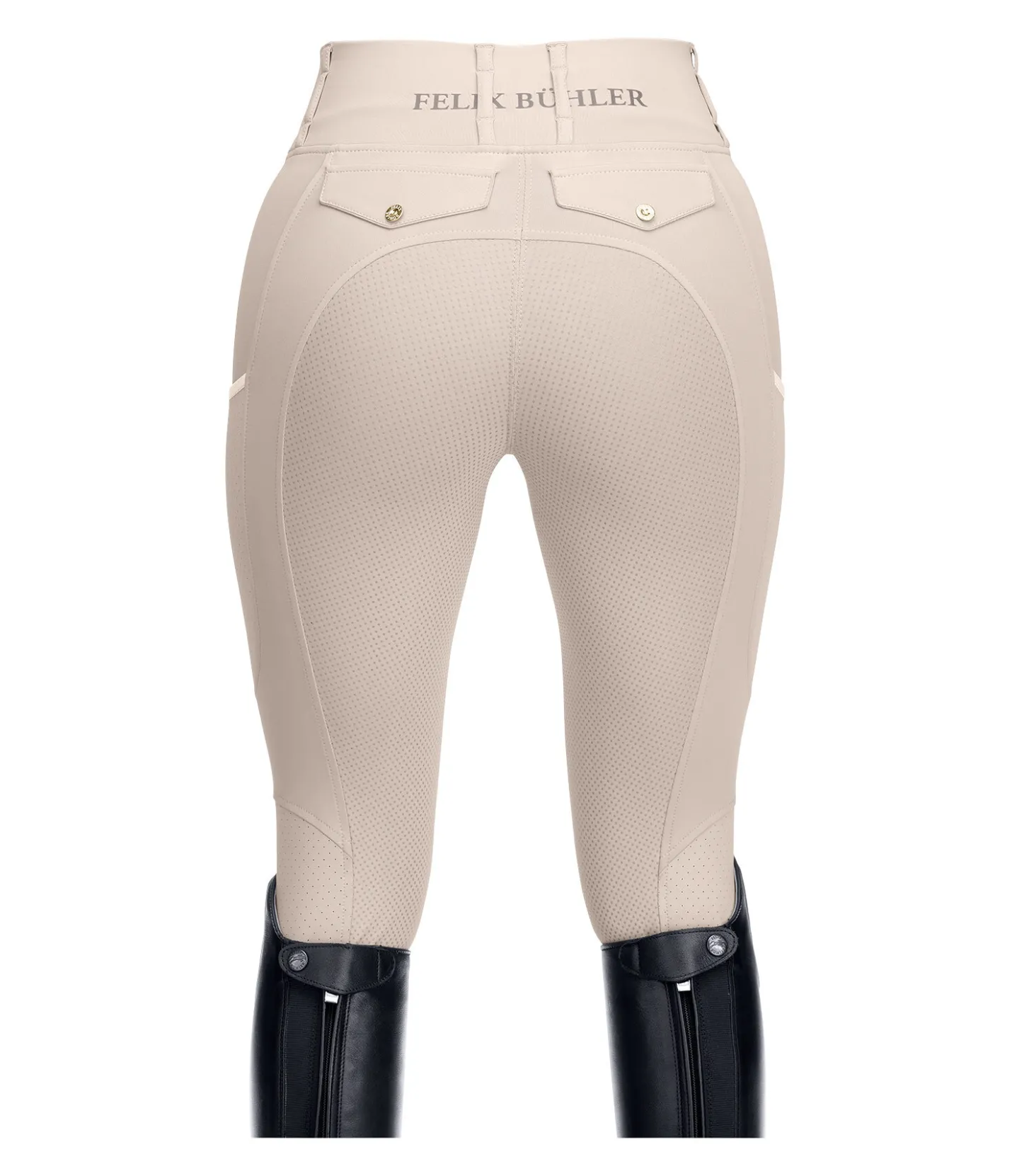 Felix Bühler Legging d'équitation d'été à fond intégral grip Marina-Mesh champagne Online