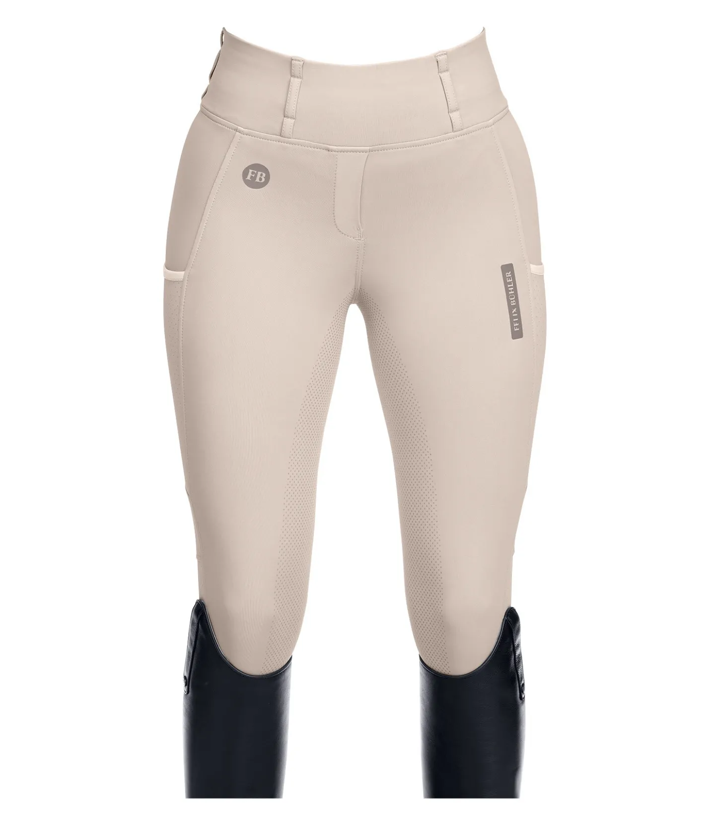 Felix Bühler Legging d'équitation d'été à fond intégral grip Marina-Mesh champagne Online