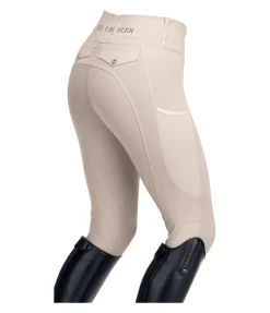 Felix Bühler Legging d'équitation d'été à fond intégral grip Marina-Mesh champagne Online
