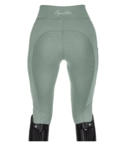 Equilibre Legging d'équitation d'été à fond intégral grip Amanda eucalyptus Online