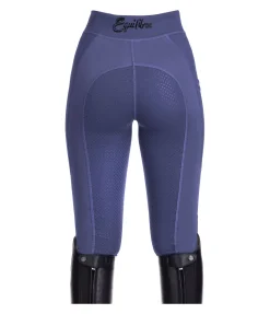 Equilibre Legging d'équitation d'été à fond intégral grip enfant Sunny améthyste Sale