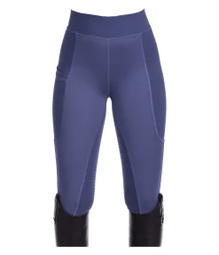 Equilibre Legging d'équitation d'été à fond intégral grip enfant Sunny améthyste Sale