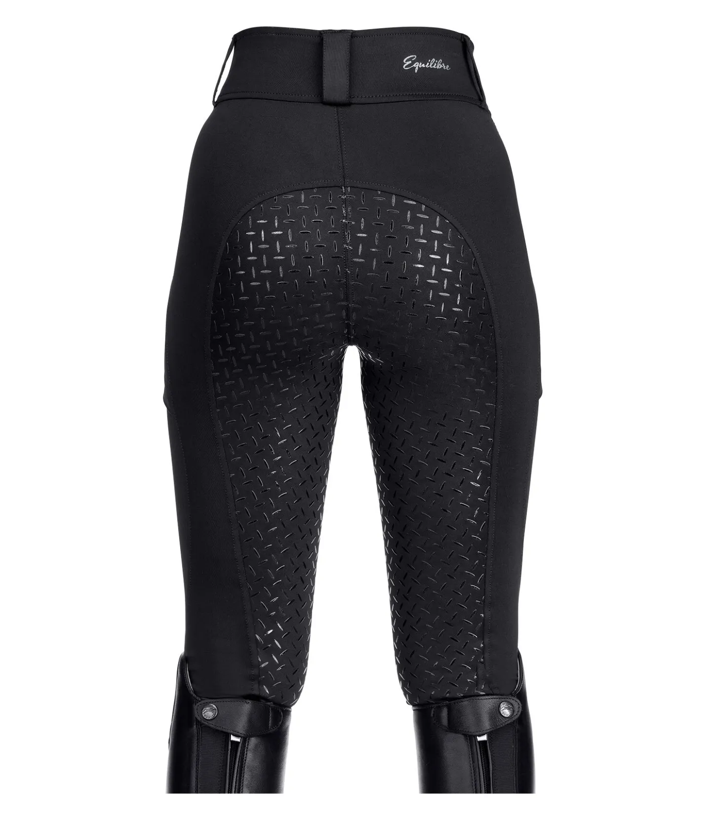 Equilibre Legging d'équitation hybride à fond intégral grip enfant Eloise noir Best