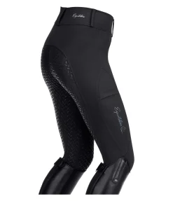 Equilibre Legging d'équitation hybride à fond intégral grip enfant Eloise noir Best