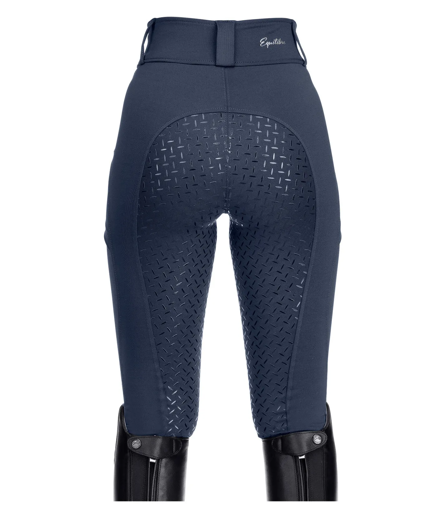 Equilibre Legging d'équitation hybride à fond intégral grip enfant Eloise navy