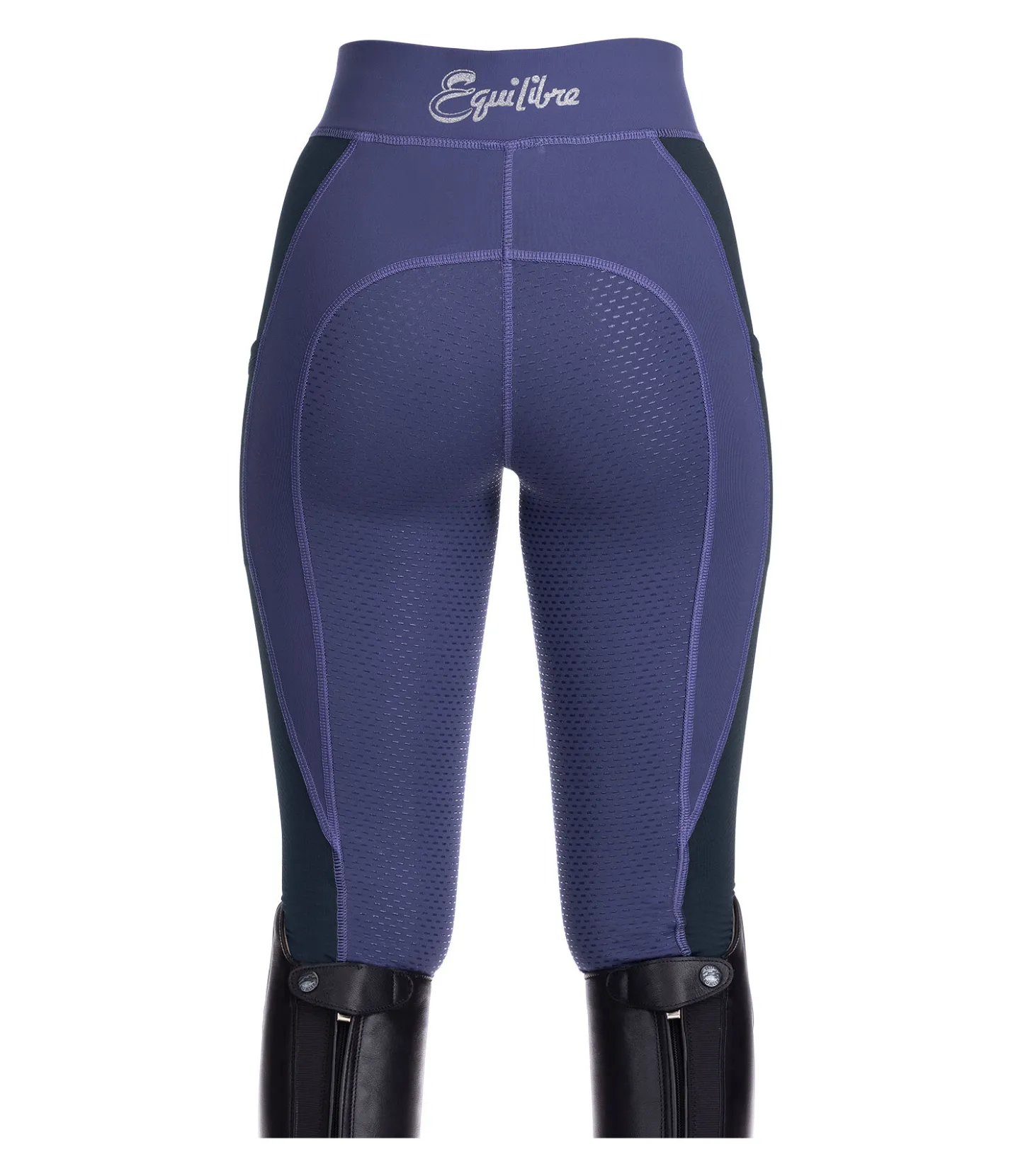Equilibre Legging d'équitation mesh enfant Jascha améthyste Hot