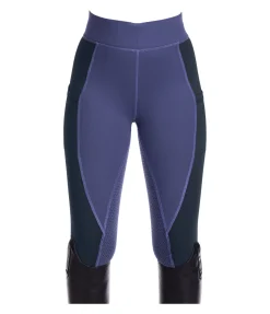 Equilibre Legging d'équitation mesh enfant Jascha améthyste Hot