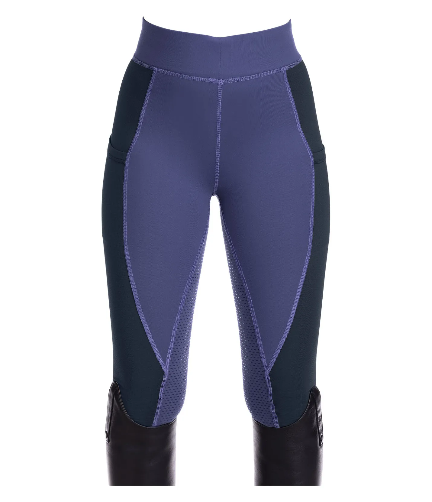 Equilibre Legging d'équitation mesh enfant Jascha améthyste Hot