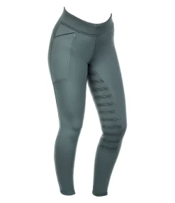 Felix Bühler Legging d'équitation taille haute thermique à fond intégral grip enfant Lima sombre océan Online