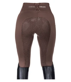 Felix Bühler Legging d'équitation thermique à fond intégral grip Kassandra cannelle Hot
