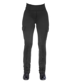 Felix Bühler Legging d'équitation thermique à fond intégral grip Mathilda noir Discount