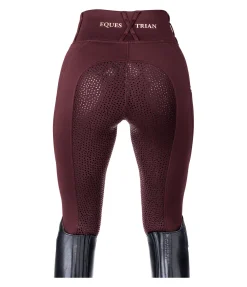 Felix Bühler Legging d'équitation thermique à fond intégral grip Kassandra acajou Hot