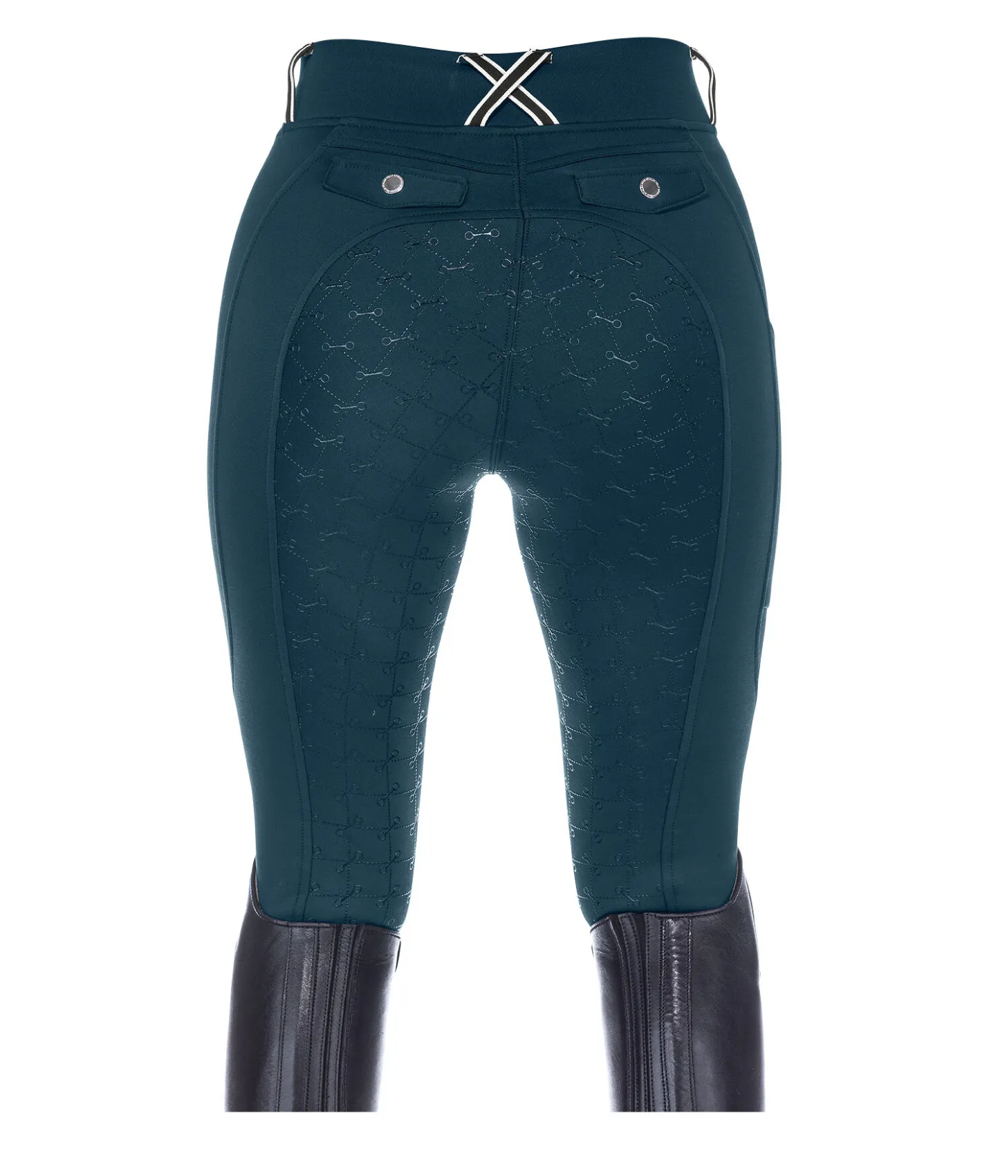 Felix Bühler Legging d'équitation thermique avec fond intégral grip Juliette pétrole Discount