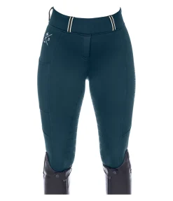 Felix Bühler Legging d'équitation thermique avec fond intégral grip Juliette pétrole Discount