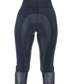 Equilibre Legging d'équitation thermique à fond intégral Grip Hermine navy
