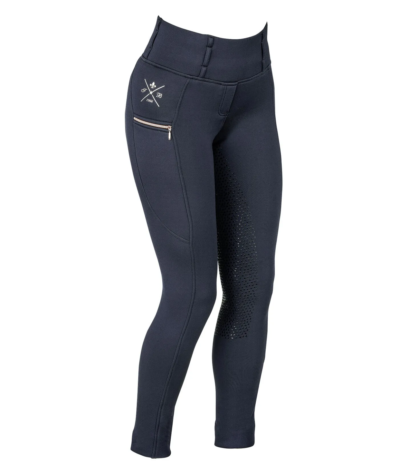 Felix Bühler Legging d'équitation thermique à fond intégral grip Kassandra navy New
