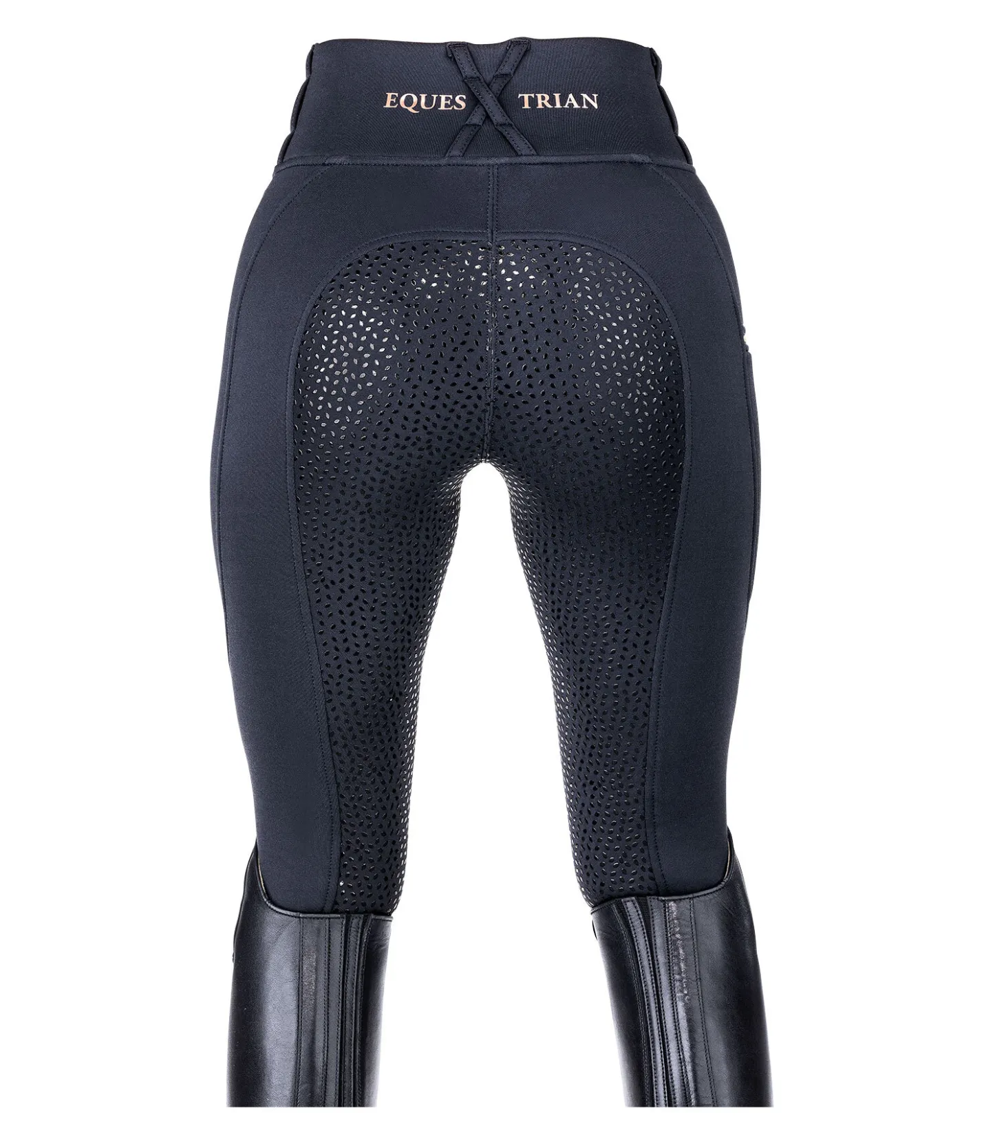 Felix Bühler Legging d'équitation thermique à fond intégral grip Kassandra navy New