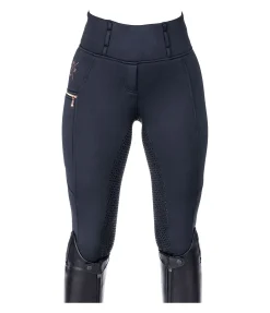 Felix Bühler Legging d'équitation thermique à fond intégral grip Kassandra navy New