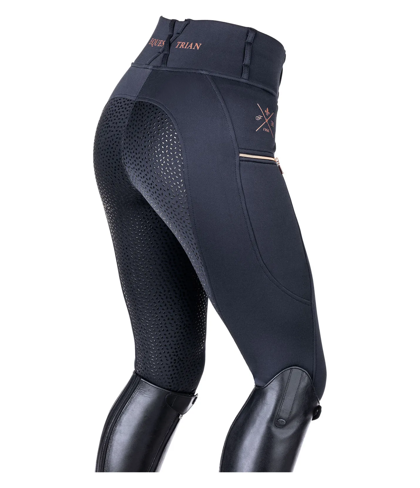 Felix Bühler Legging d'équitation thermique à fond intégral grip Kassandra navy New