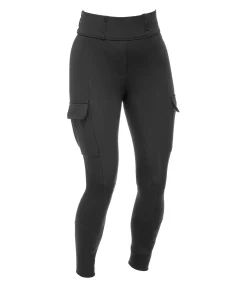 Felix Bühler Legging d'équitation thermique à fond intégral grip Amber noir Discount