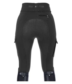 Felix Bühler Legging d'équitation thermique à fond intégral grip Amber noir Discount