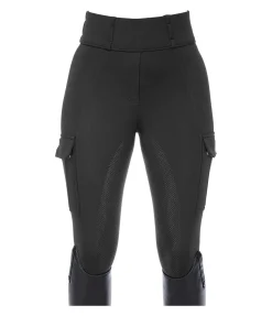 Felix Bühler Legging d'équitation thermique à fond intégral grip Amber noir Discount