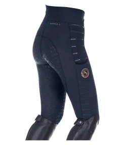 Felix Bühler Legging d'équitation thermique à fond intégral grip enfant navy Hot
