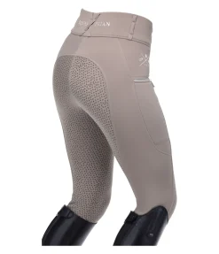 Felix Bühler Legging d'équitation thermique à fond intégral grip Kassandra taupe Best