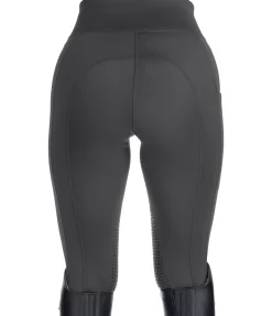 Equilibre Legging d'équitation thermique à basanes grip Valerie carbone Clearance