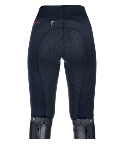 Equilibre Legging d'équitation thermique à fond intégral grip enfant Elina marine New