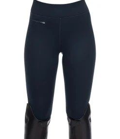 Equilibre Legging d'équitation thermique à basanes Grip enfant Elia marine Discount