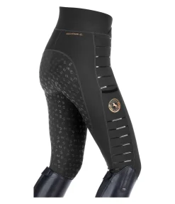 Felix Bühler Legging d'équitation thermique à fond intégral grip enfant noir Outlet