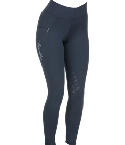 Equilibre Legging d'équitation thermique à basanes grip Valerie navy Sale