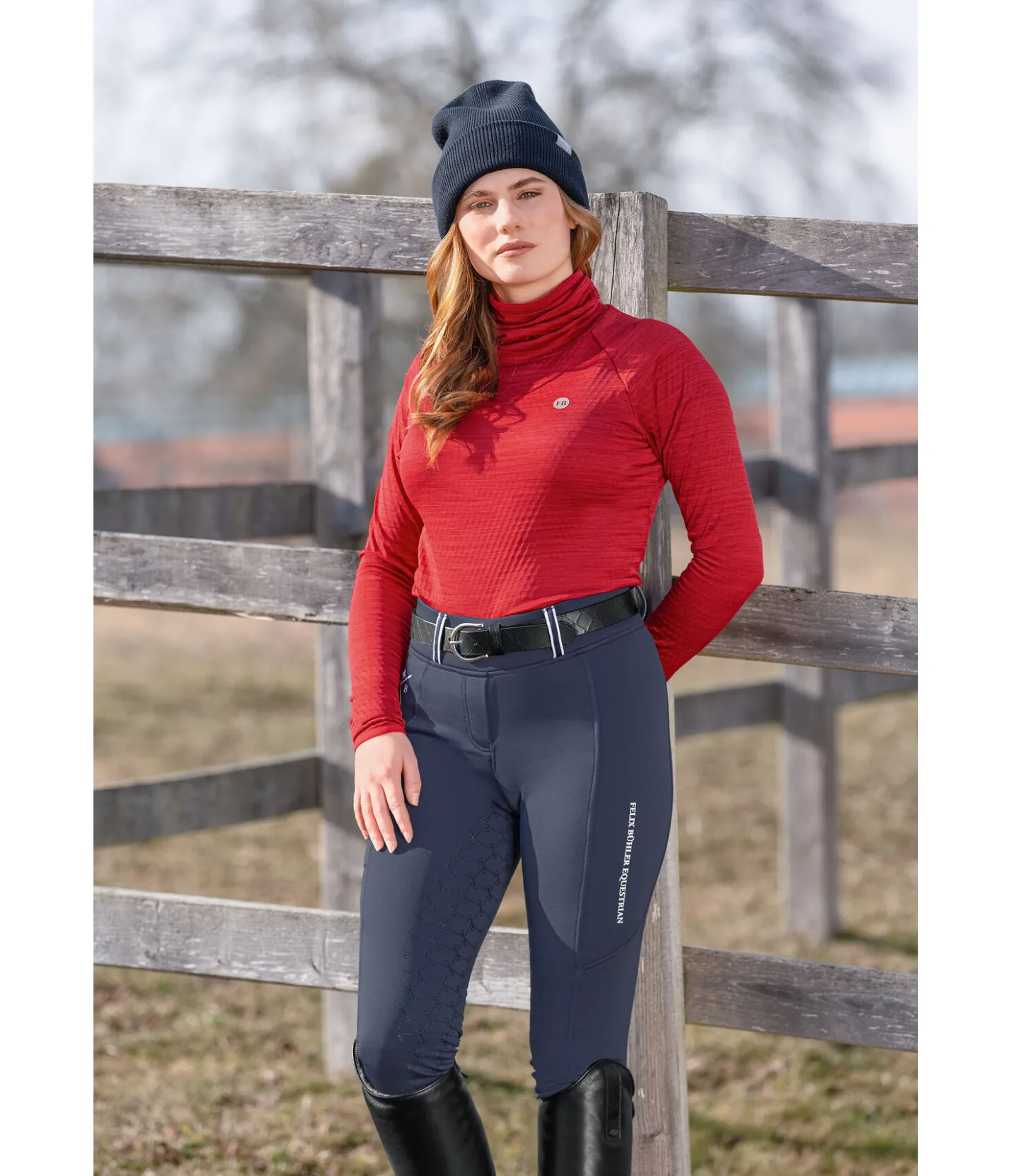 Felix Bühler Legging d'équitation thermique avec fond intégral grip Juliette navy Clearance