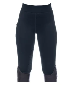 Equilibre Legging d'équitation thermique à fond intégral grip enfant Snow navy Best
