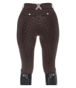 Felix Bühler Legging d'équitation thermique avec fond intégral grip Juliette chocolat noir Outlet