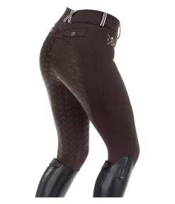 Felix Bühler Legging d'équitation thermique avec fond intégral grip Juliette chocolat noir Outlet