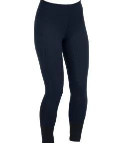 Felix Bühler Legging d'équitation thermique à fond intégral enfant Lene II bleu minuit Best