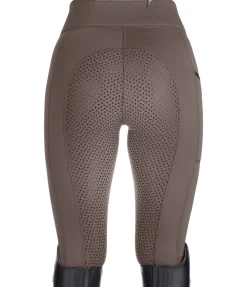 Equilibre Legging d'équitation thermique à fond intégral grip Kristen noix Hot