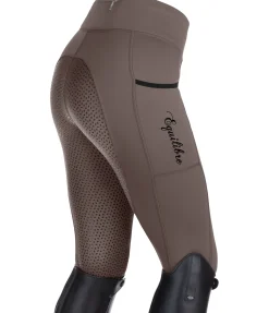 Equilibre Legging d'équitation thermique à fond intégral grip Kristen noix Hot