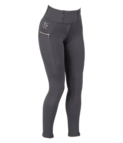 Felix Bühler Legging d'équitation thermique à fond intégral grip Kassandra carbone Online