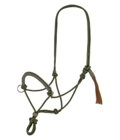 STONEDEEK Licol à noeuds Lino olive Hot