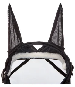 Felix Bühler Licol avec masque anti-mouches intégré All-In-One noir New