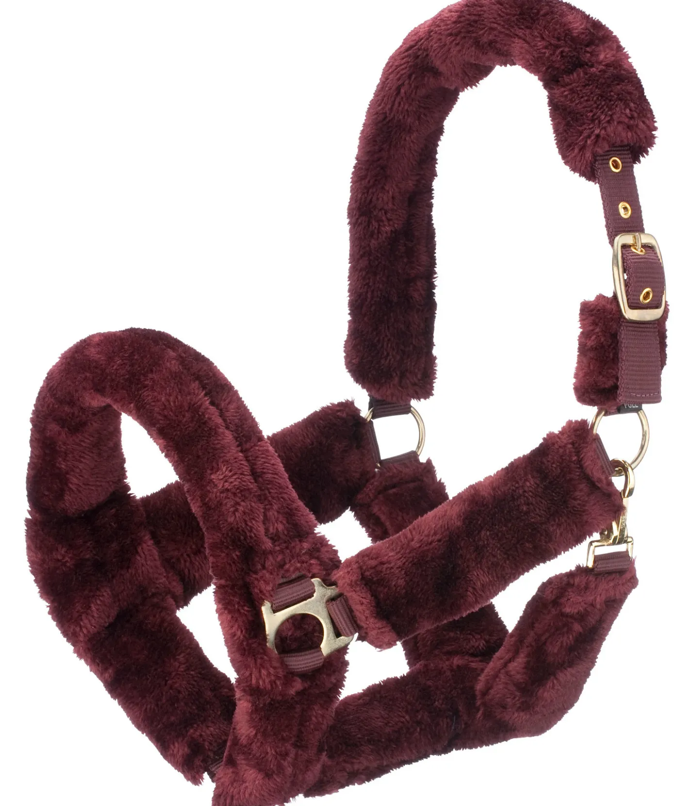 SHOWMASTER Licol en polaire Teddy Protection acajou Hot
