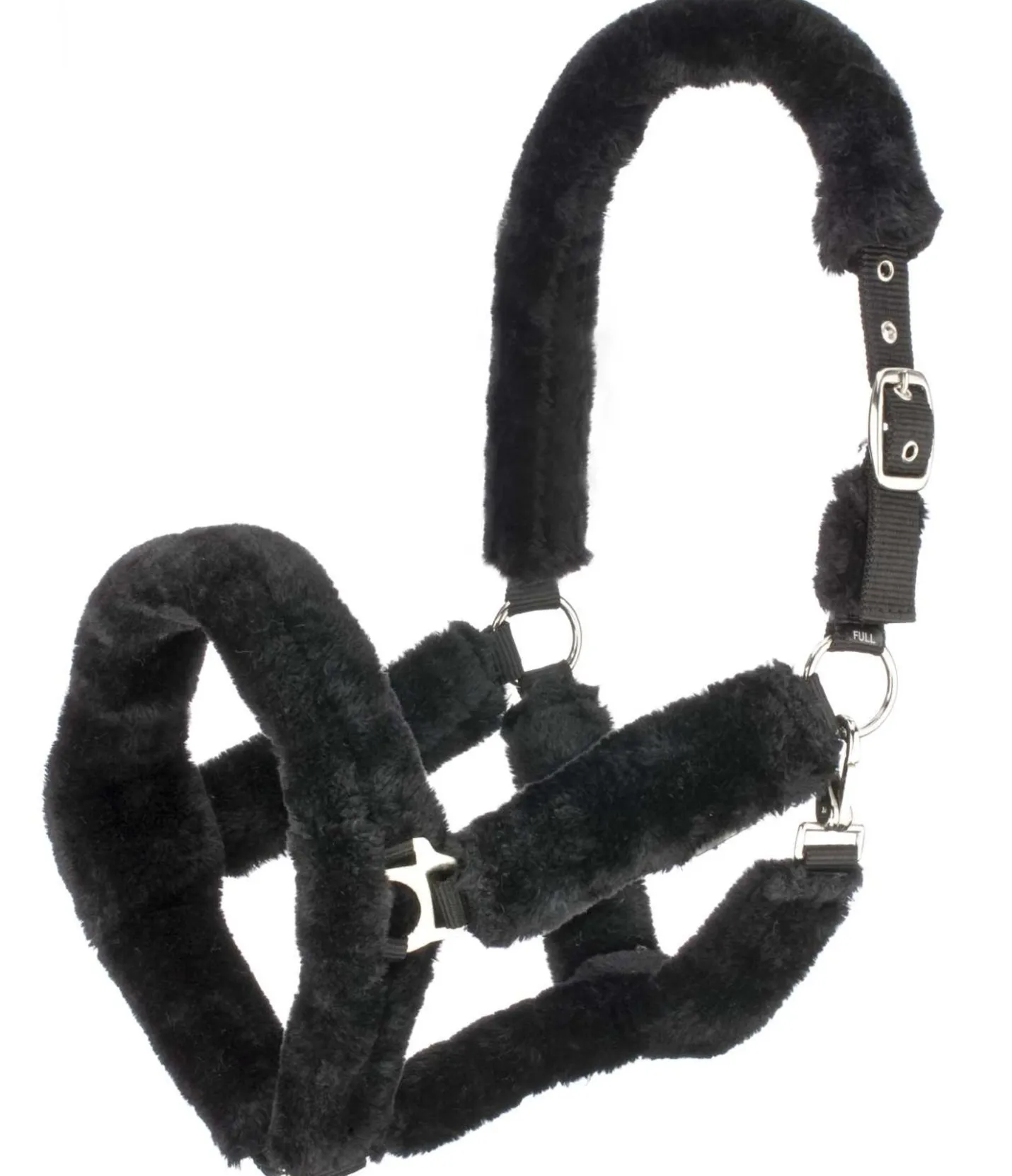 SHOWMASTER Licol en polaire Teddy Protection noir Discount