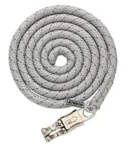 STEEDS Longe avec mousqueton anti-panique Shiny gris Hot