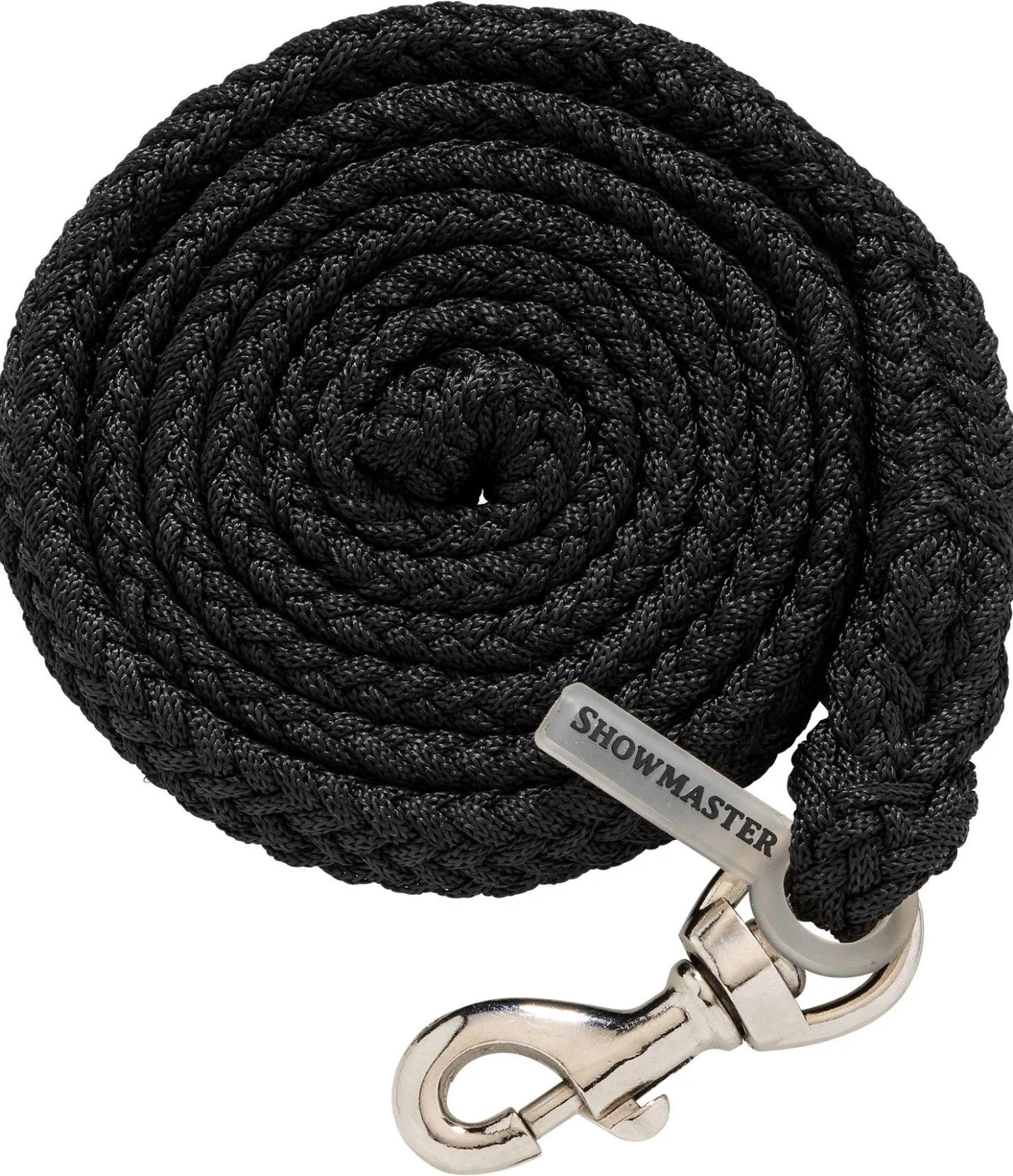 SHOWMASTER Longe pour poulain et shetland Durable noir/argenté Sale