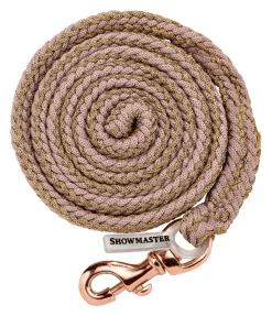 Felix Bühler Longe pour poulain et shetland SHOWMASTER Shimmering rose givrée Hot